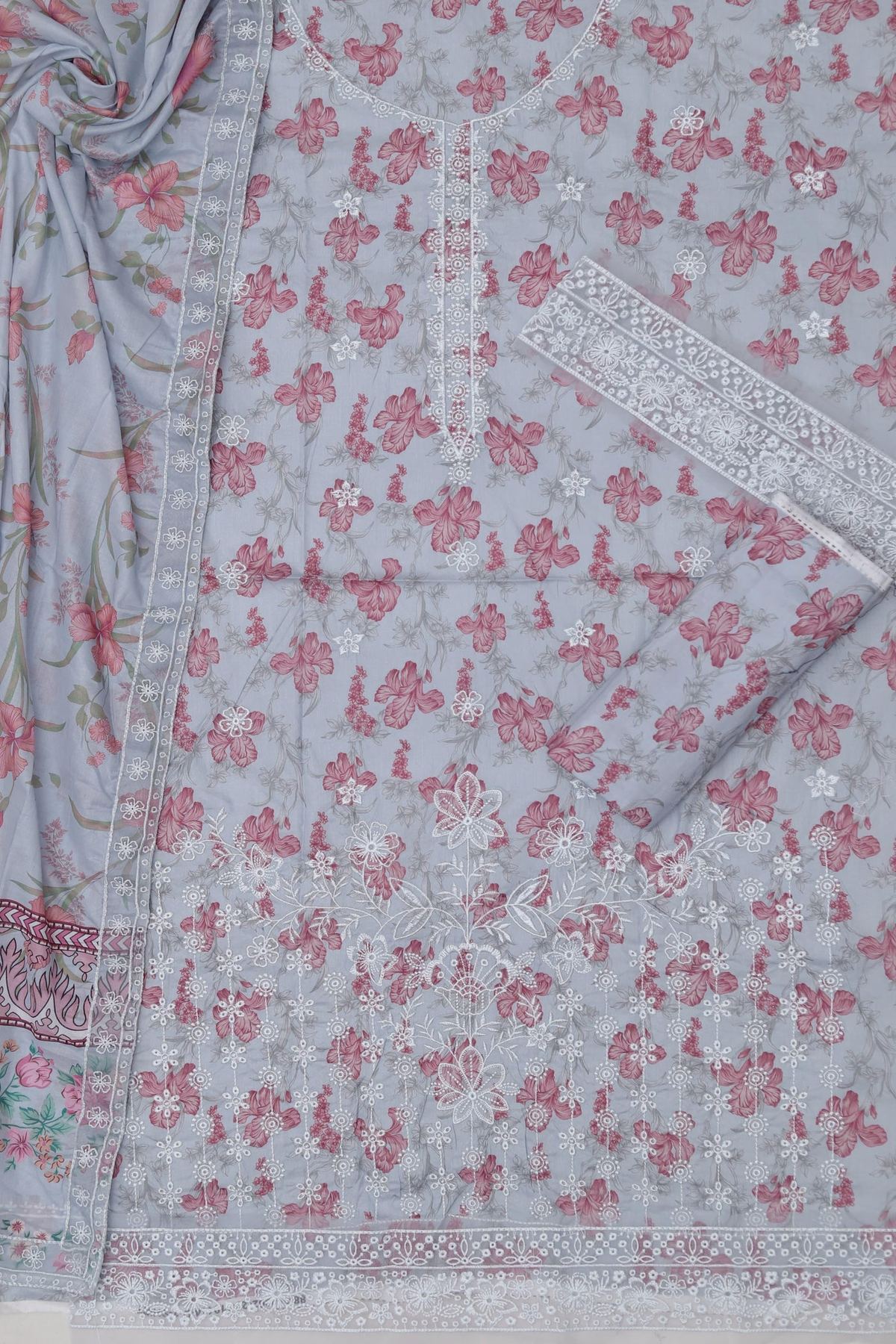 Unstitched Embroidered Lawn 3PC | SC-139