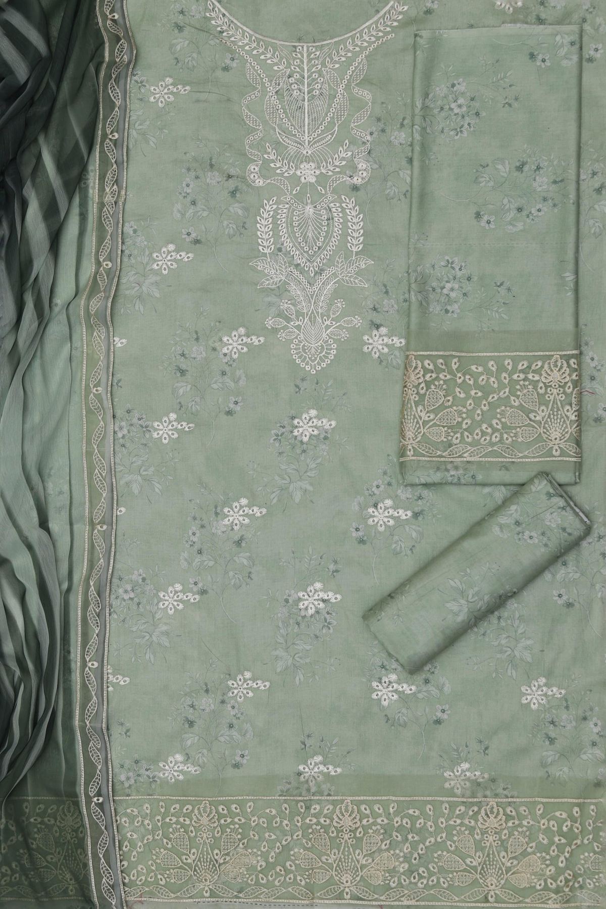 Unstitched Embroidered Lawn 3PC | SC-146