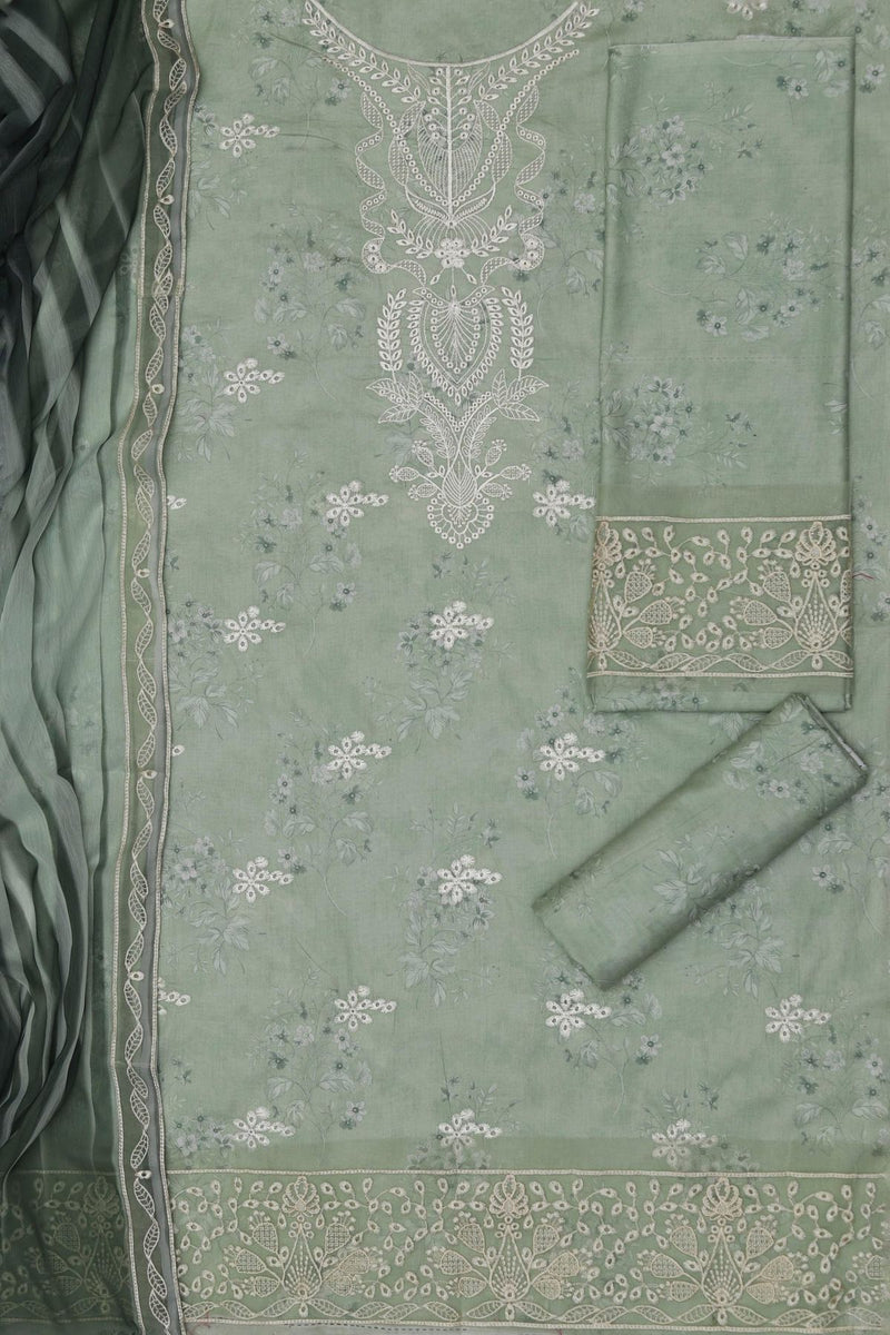 Unstitched Embroidered Lawn 3PC | SC-146