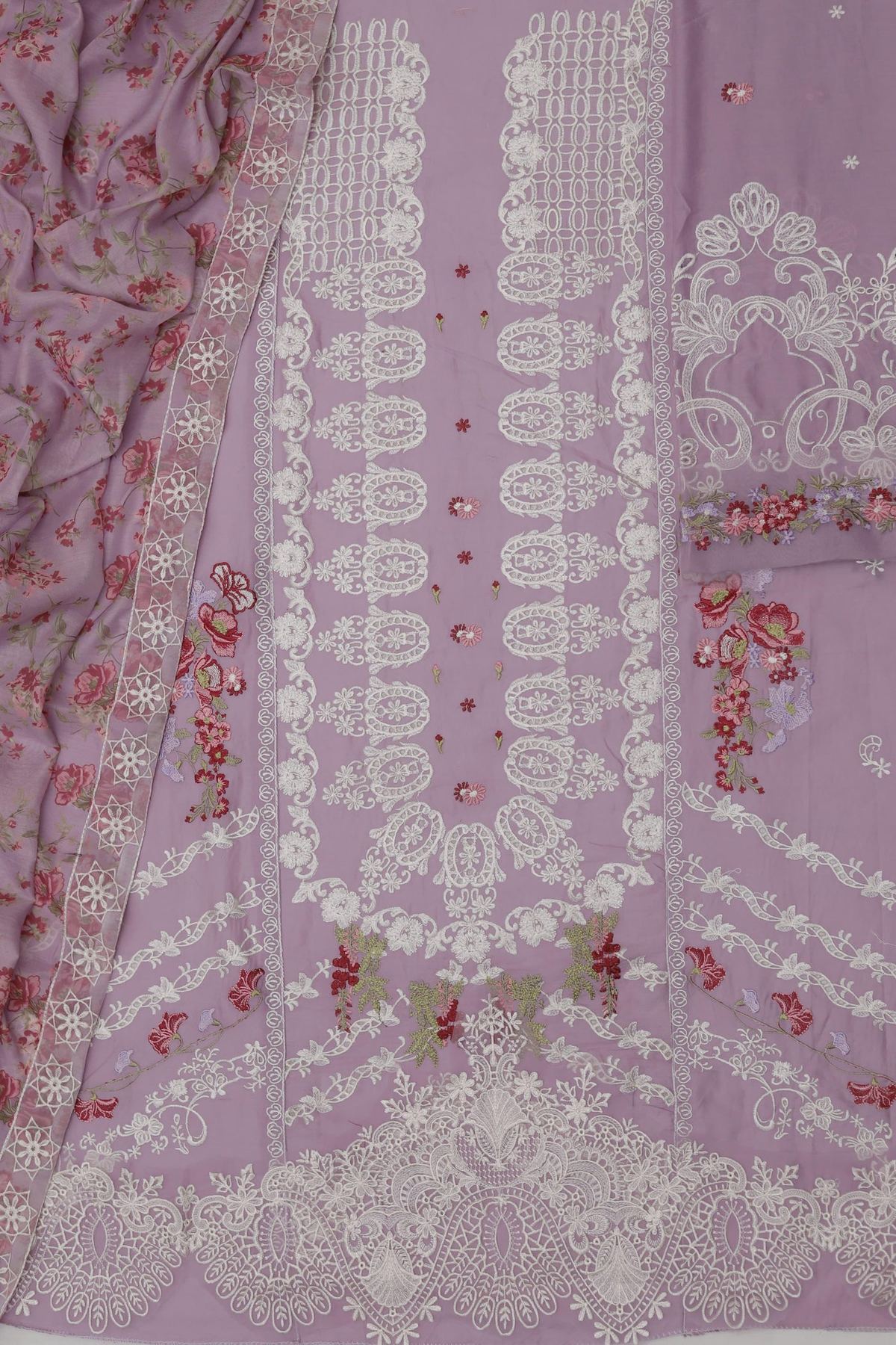 Unstitched Embroidered Lawn 3PC | SC-153