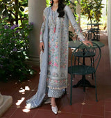 Unstitched Embroidered Lawn 3PC | SC-154