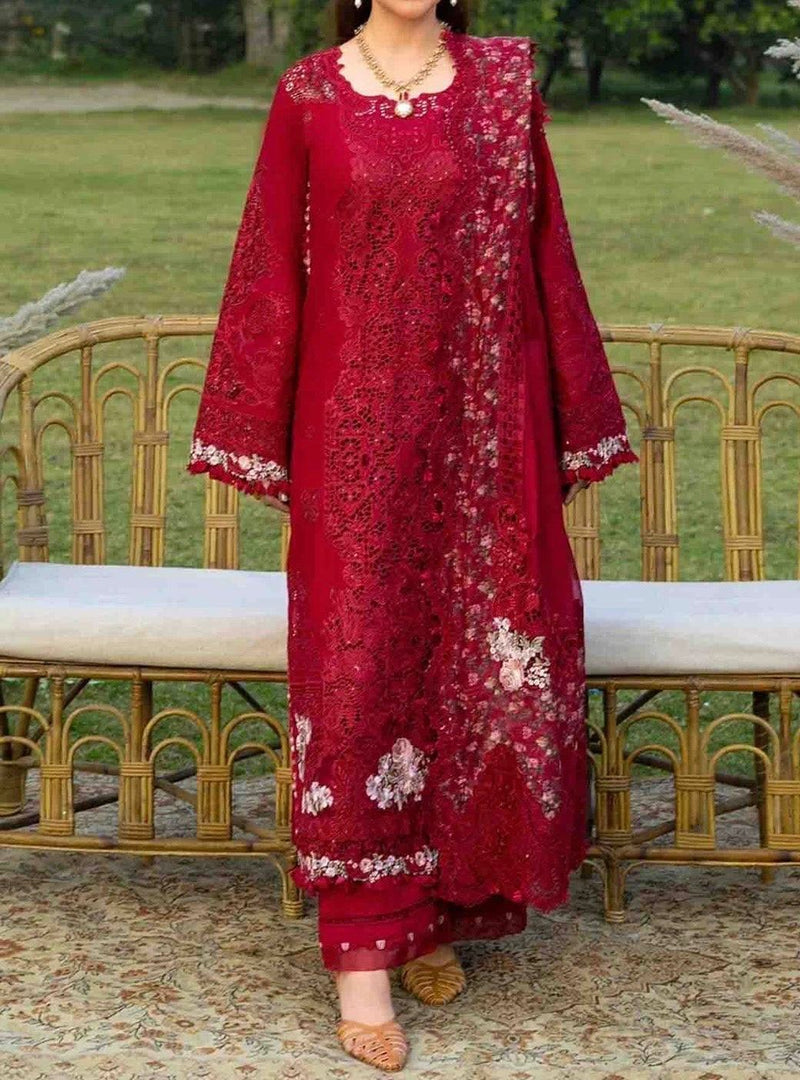Unstitched Embroidered Lawn 3PC | SC-156
