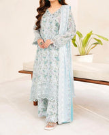 Unstitched Embroidered Lawn 3PC | SC-160