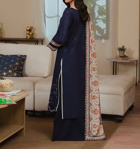 Unstitched Embroidered Lawn 3PC | SC-169A