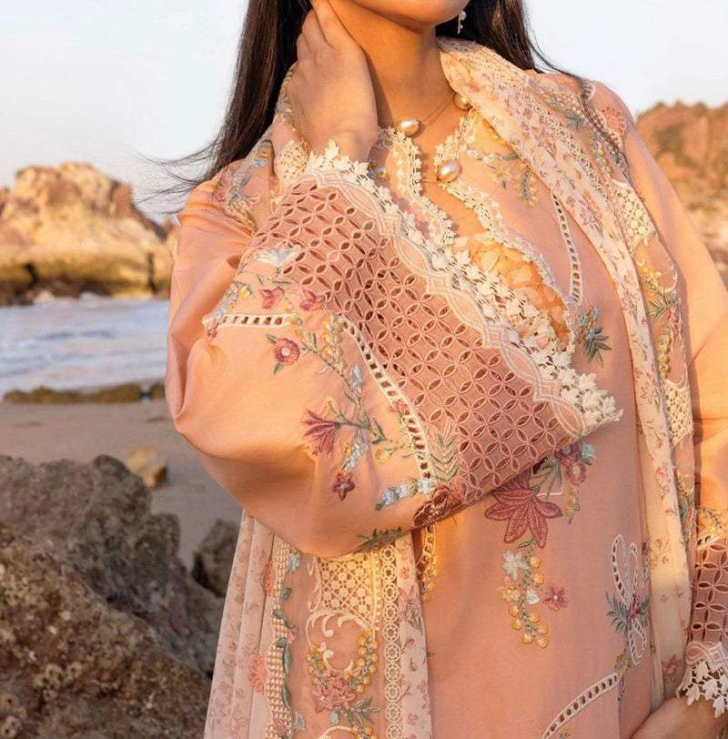 Unstitched Embroidered Lawn 3PC | SC-17