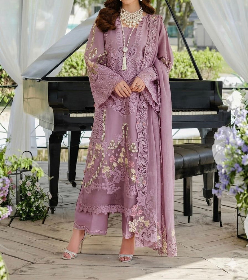 Unstitched Embroidered Lawn 3PC | SC-178