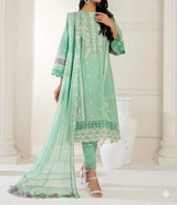 Unstitched Embroidered Lawn 3PC | SC-191