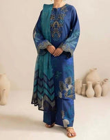 Unstitched Printed Lawn 3PC | SC-094B