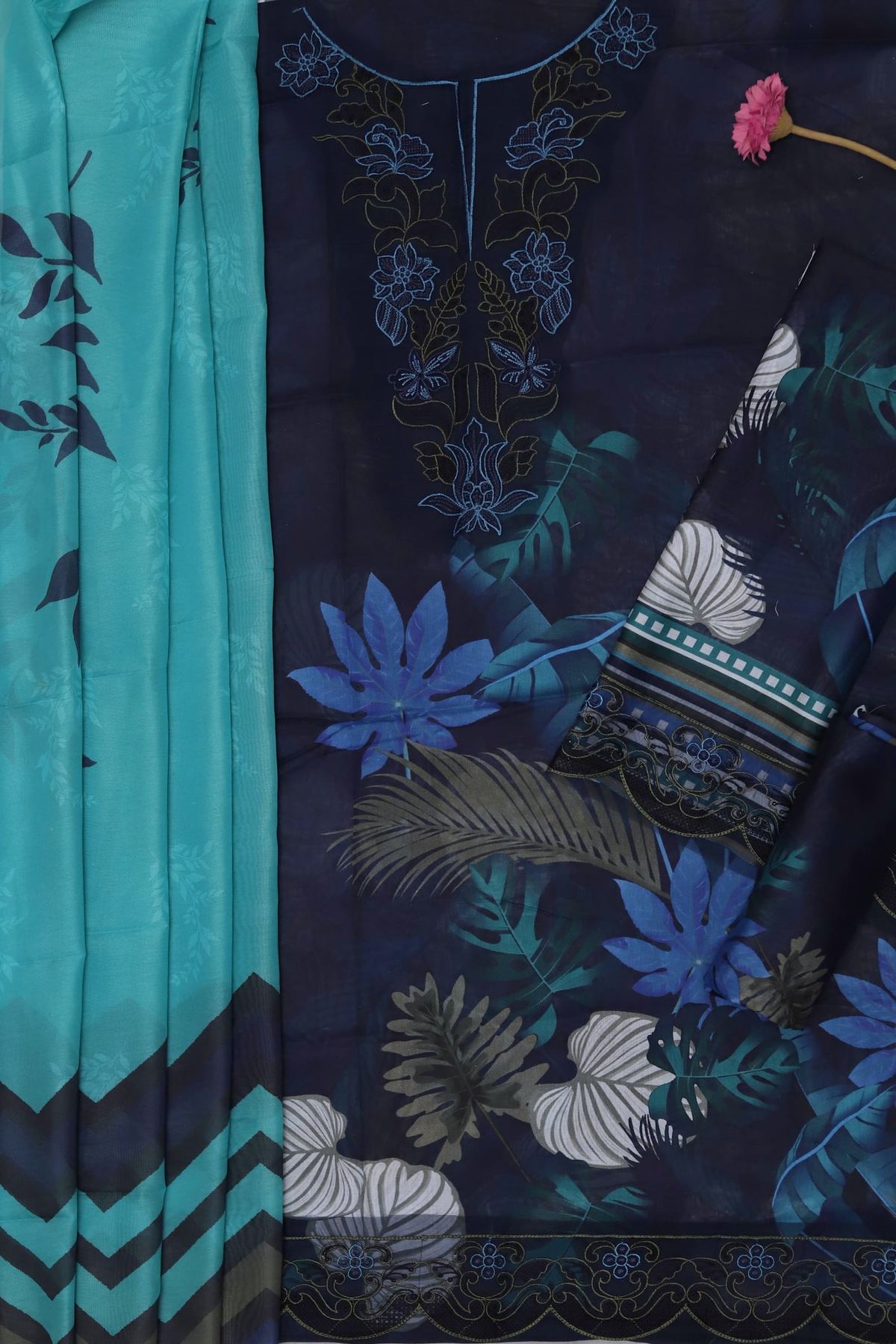 Unstitched Printed Lawn 3PC | SC-094B