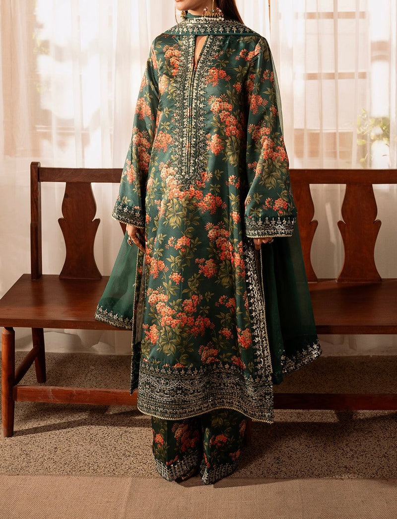 Unstitched Printed Lawn 3PC | SC-100