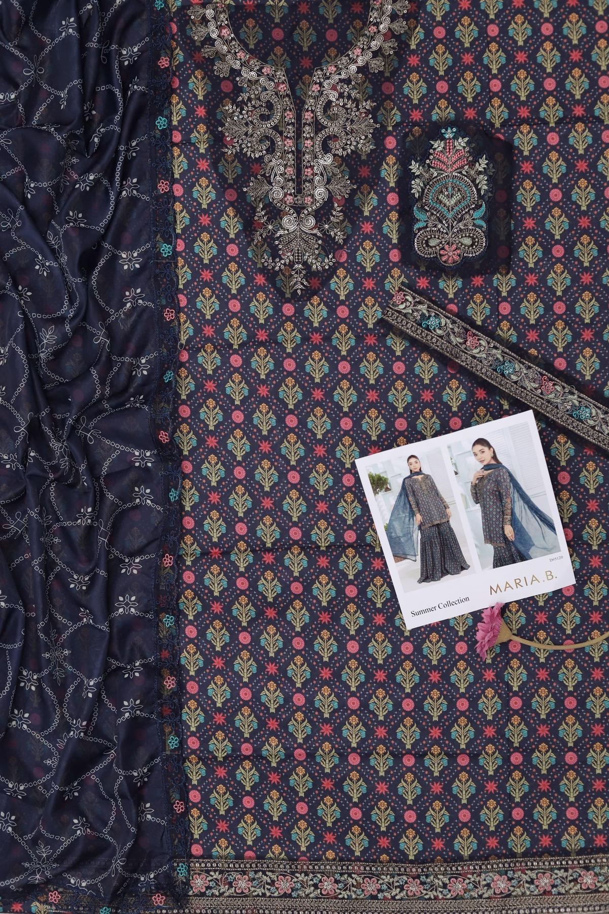 Unstitched Printed Lawn 3PC | SC-112B